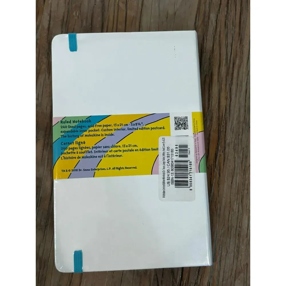 Moleskine Limited Edition Dr.Seuss ruled notebook New Sealed